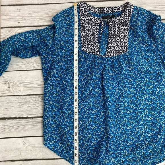 J Crew Peasant Top in Flower Patch Top - Picture 8 of 10